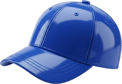 a draggable blue cap